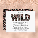 Search for leopard print hens party invitations Animal