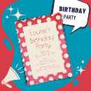 Search for red and white polka dot invitations For her