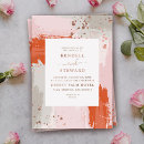 Search for bright abstract invitations Modern elegant