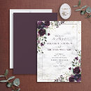 Search for purple invitations elegant