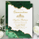 Search for quinceanera invitations Emerald green