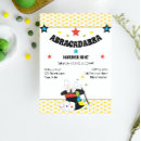 Search for magician birthday invitations Stars