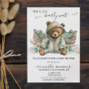 Search for pajamas baby shower invitations Teddy bear