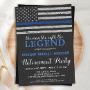 Search for police retirement invitations Law enforcement