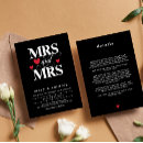 Search for lesbian wedding invitations Modern