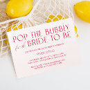 Search for magenta bridal shower invitations Bold