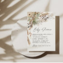 Search for pampas grass baby shower invitations Floral