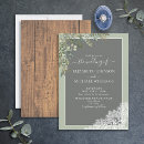 Search for lace wedding invitations Rustic