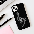 Search for music iphone cases treble clef