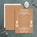 Search for lines wedding invitations Terracotta