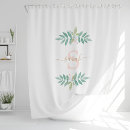 Search for botanical shower curtains Bohemian
