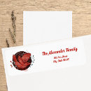 Search for nordic return address labels Red and white