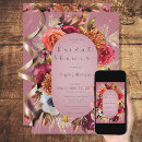 Search for orange fuchsia invitations Elegant