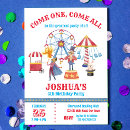 Search for carnival invitations Circus