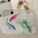 Search for koi fish bath mats Watercolor
