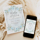 Search for blue and silver baby shower invitations Mother to be