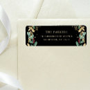 Search for gilded return address labels Black