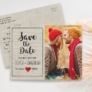 Search for burlap wedding save the dates Heart
