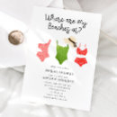 Search for beach bridal shower invitations Modern