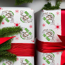 Search for humorous christmas wrapping paper For him