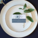 Search for dusty blue place cards Blue and white