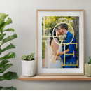 Search for romantic couple posters Gold foil