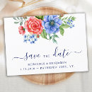 Search for red white blue save the dates Patriotic