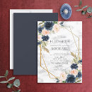 Search for geometric floral wedding invitations Watercolor