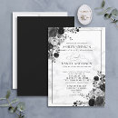 Search for black watercolor invitations Flowers
