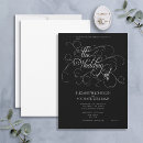 Search for black tie wedding invitations Modern