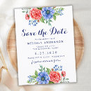 Search for red white blue save the dates 4th of july