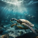 Search for sea turtles puzzles Underwater