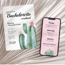 Search for trip hens party invitations Pink and green