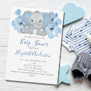 Search for flowers baby boy shower invitations Blue