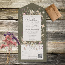 Search for vintage wildflower wedding invitations Traditional