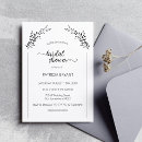 Search for bridal silhouette invitations Elegant