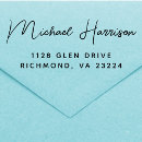 Search for return address rubber stamps simple
