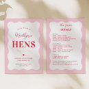 Search for hens party invitations Retro bachelorette