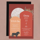 Search for african safari invitations Wild one