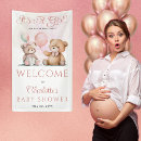 Search for teddy bear baby shower banners It's a girl