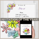 Search for graphic invitations Colourful