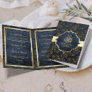 Search for filigree invitations Faux gold foil