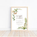 Search for greenery baby shower welcome signs Rustic