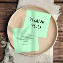 Search for mint green thank you cards Modern