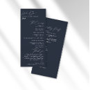 Search for unique wedding programs Elegant