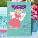Search for fairy princess invitations Pink