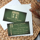 Search for olive green business cards Minimal