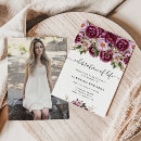 Search for elegant memorial invitations Botanical