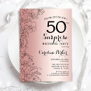 Search for surprise 50th birthday invitations Elegant