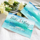 Search for blue turquoise invitations Beach